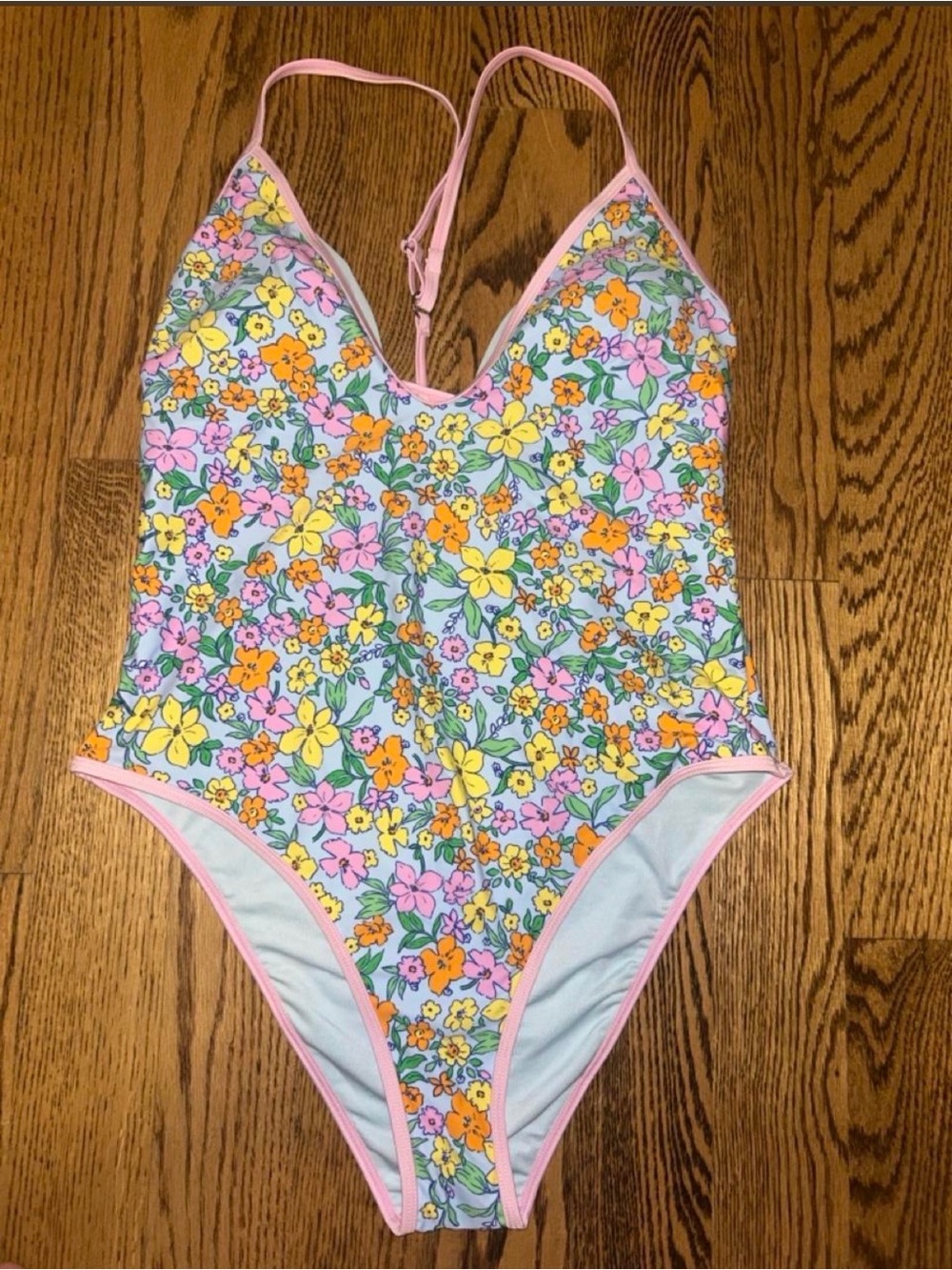 Cupshe Floral One-Piece Swimwear